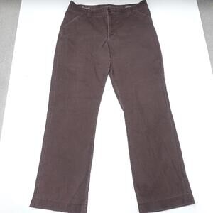 Lee Sinfully Soft Denim Jeans Women’s 16 Medium Burgundy Stretch Straight Leg